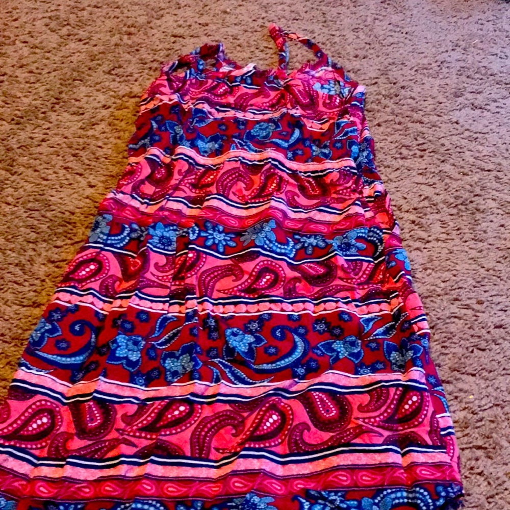 Pink dress with unique design